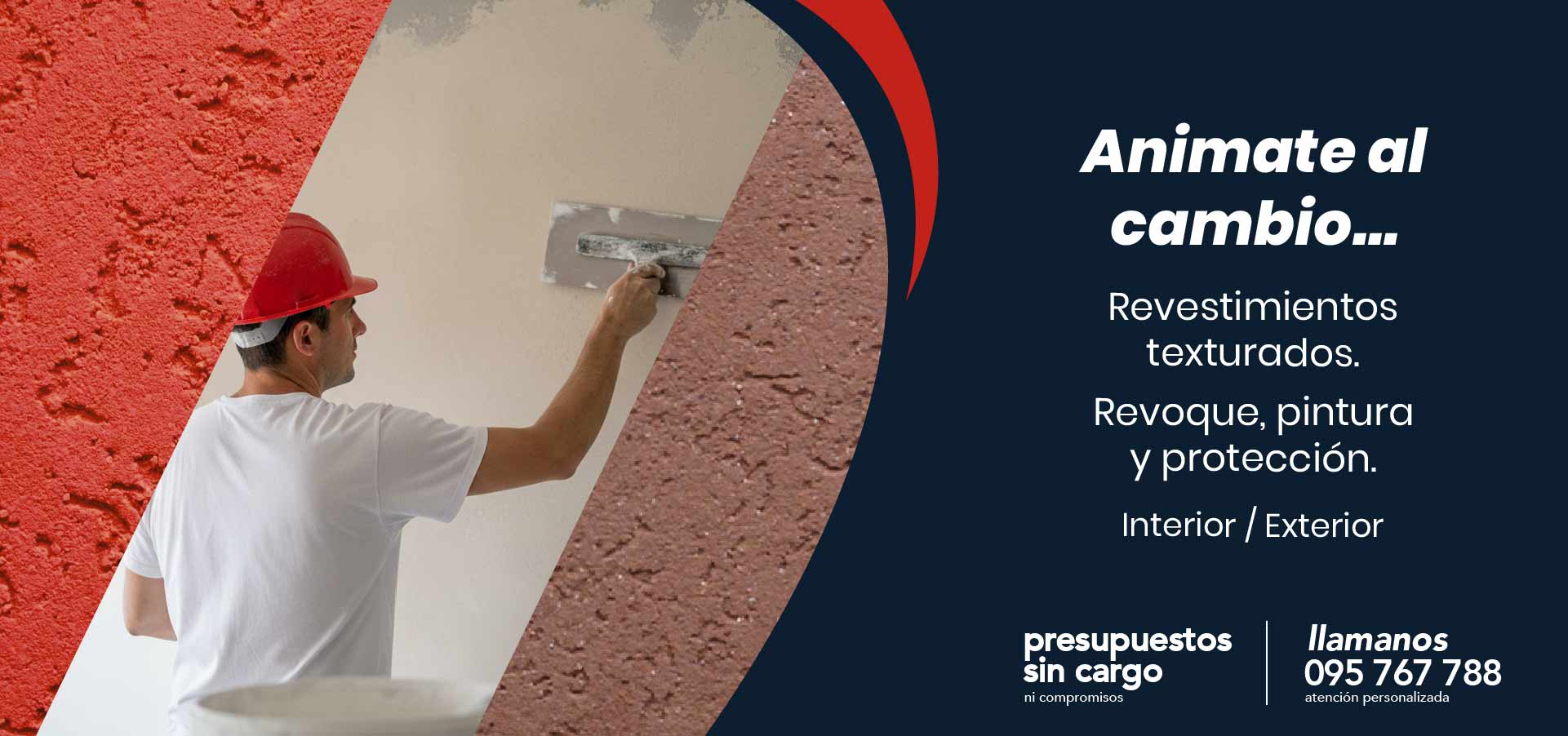 revestimientos texturados, interior y exterior, frentes, fachadas, Montevideo