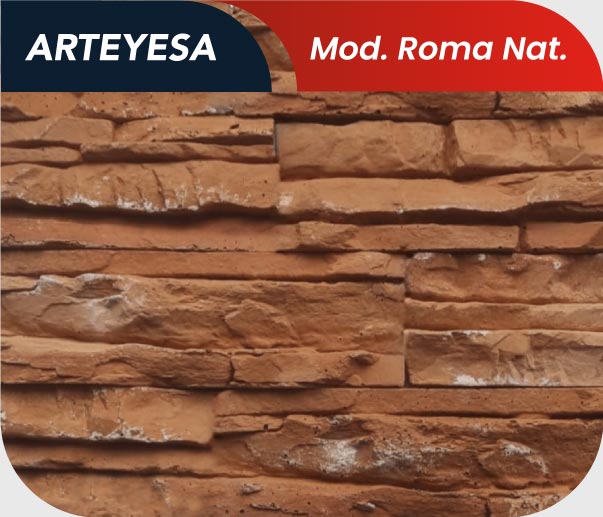 revestimientos exterior e interior en ecopiedra modelo Nilo Oxi, Arteyesa, Uruguay Montevideo