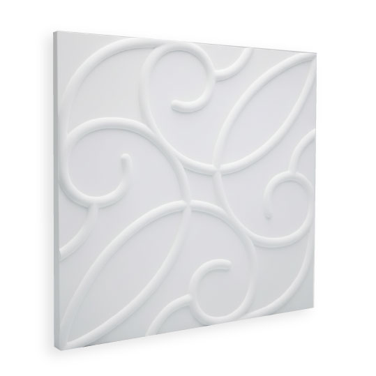 placa de yeso antihumedad modelo Deco